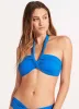 Seafolly Collective Halter Bandeau Bikini Top - Azure sold by Seafolly