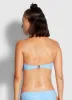 Spotted Ring Front Bandeau Bikini Top - Pool Blue sold by Seafolly