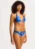 Corfu Reversible Longline Slide Triangle Bikini Top - Azure sold by Seafolly