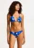 Corfu Reversible Longline Slide Triangle Bikini Top - Azure sold by Seafolly