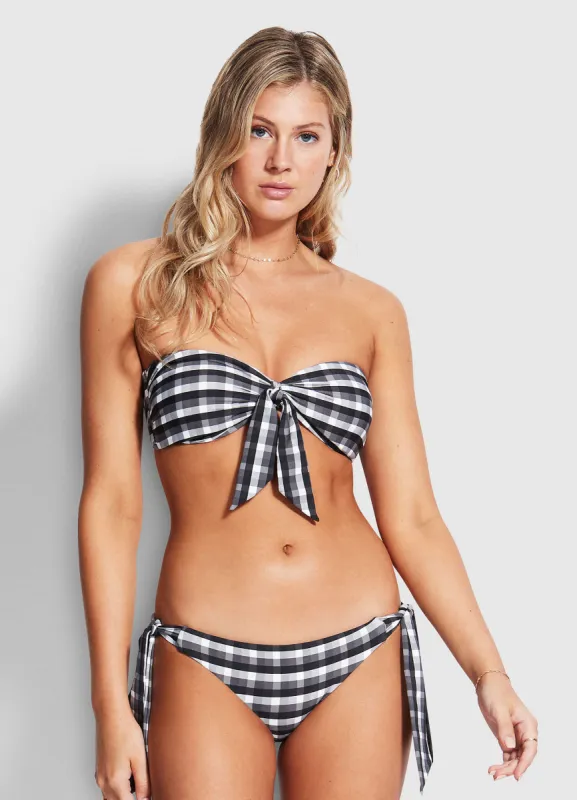Portofino Hipster Tie Side - Black sold by Seafolly