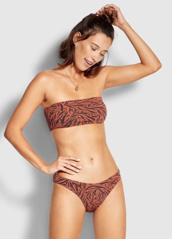 Amazonia High Cut Bikini Pants - Rust sold by Seafolly