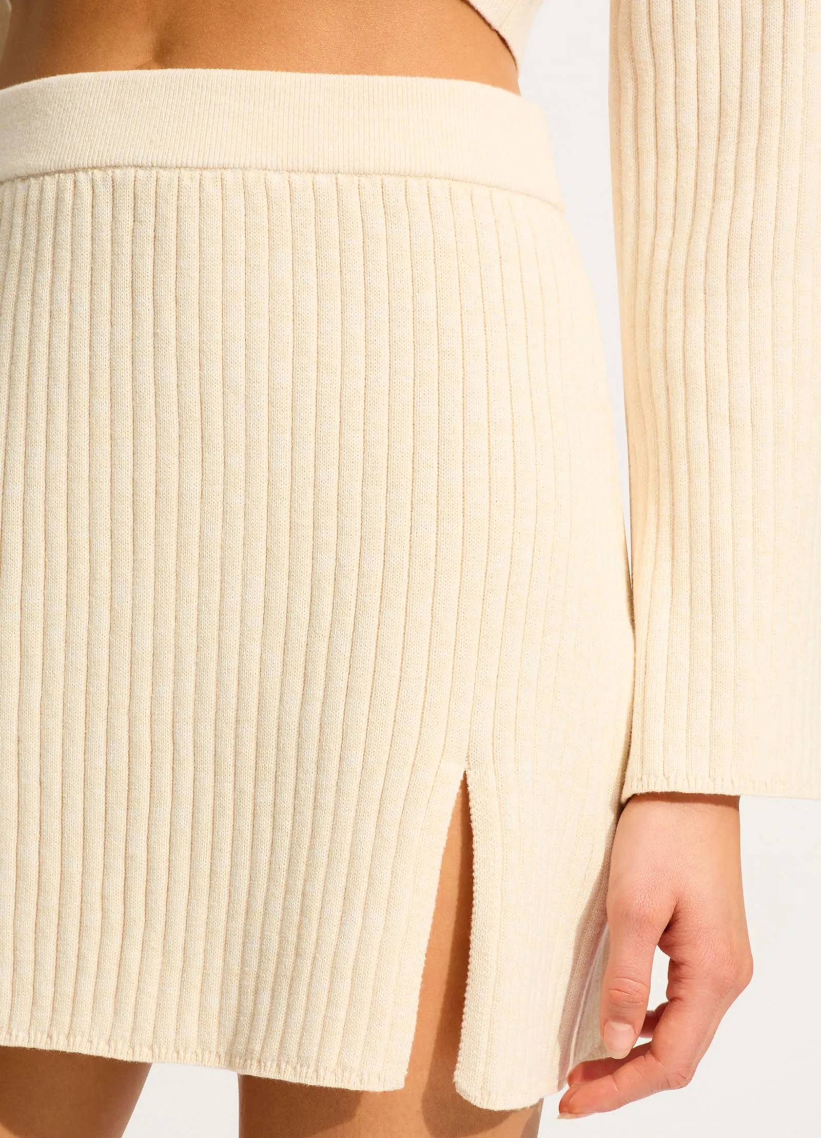 Wavelength Mini Knit Skirt - Ecru sold by Seafolly product image thumbnail 5