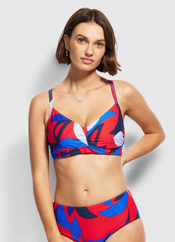 Aloha DD Bralette Bikini Top - Chilli sold by Seafolly