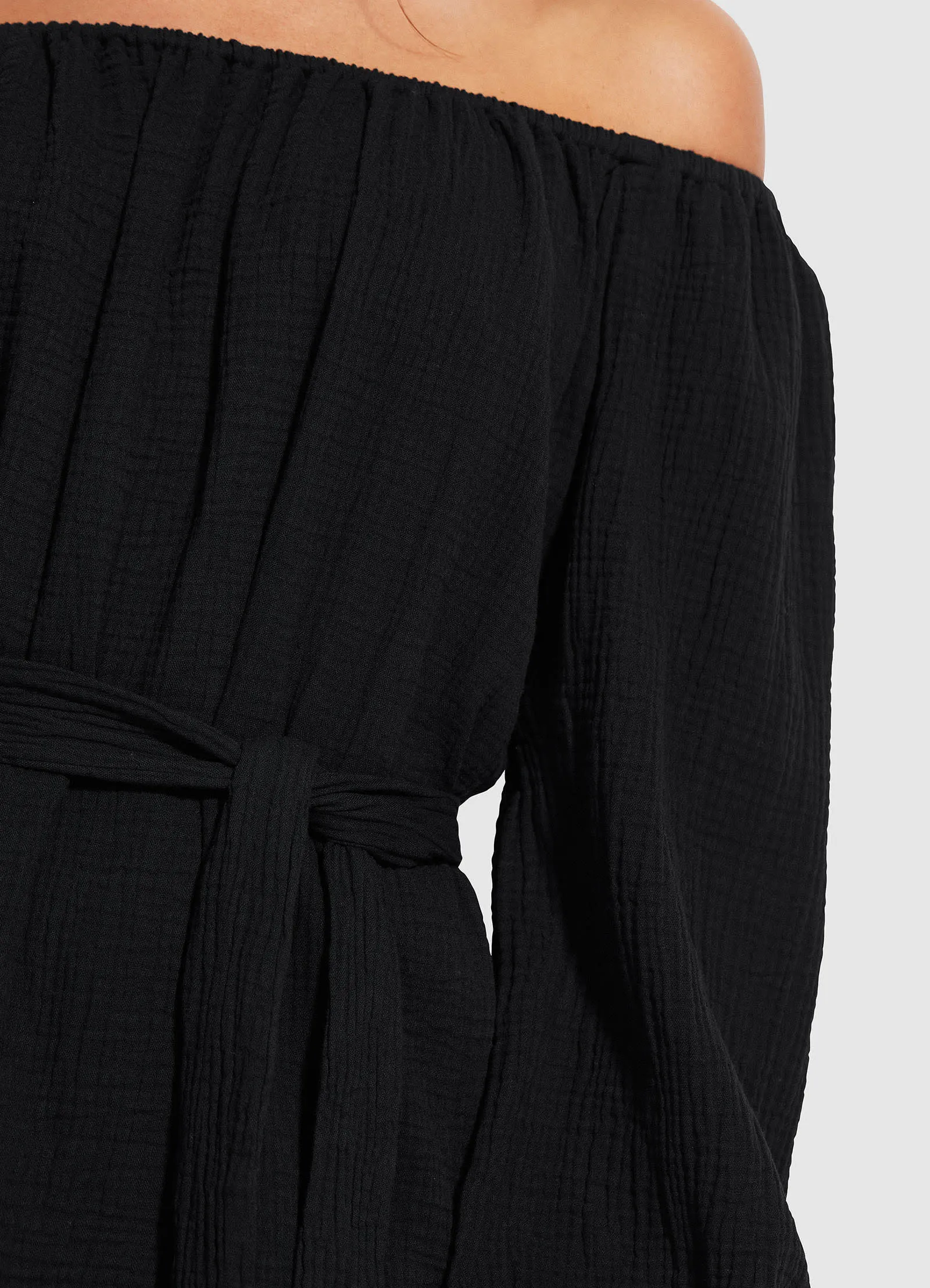 Double Cloth Summer Cover Up - Black sold by Seafolly product image thumbnail 4