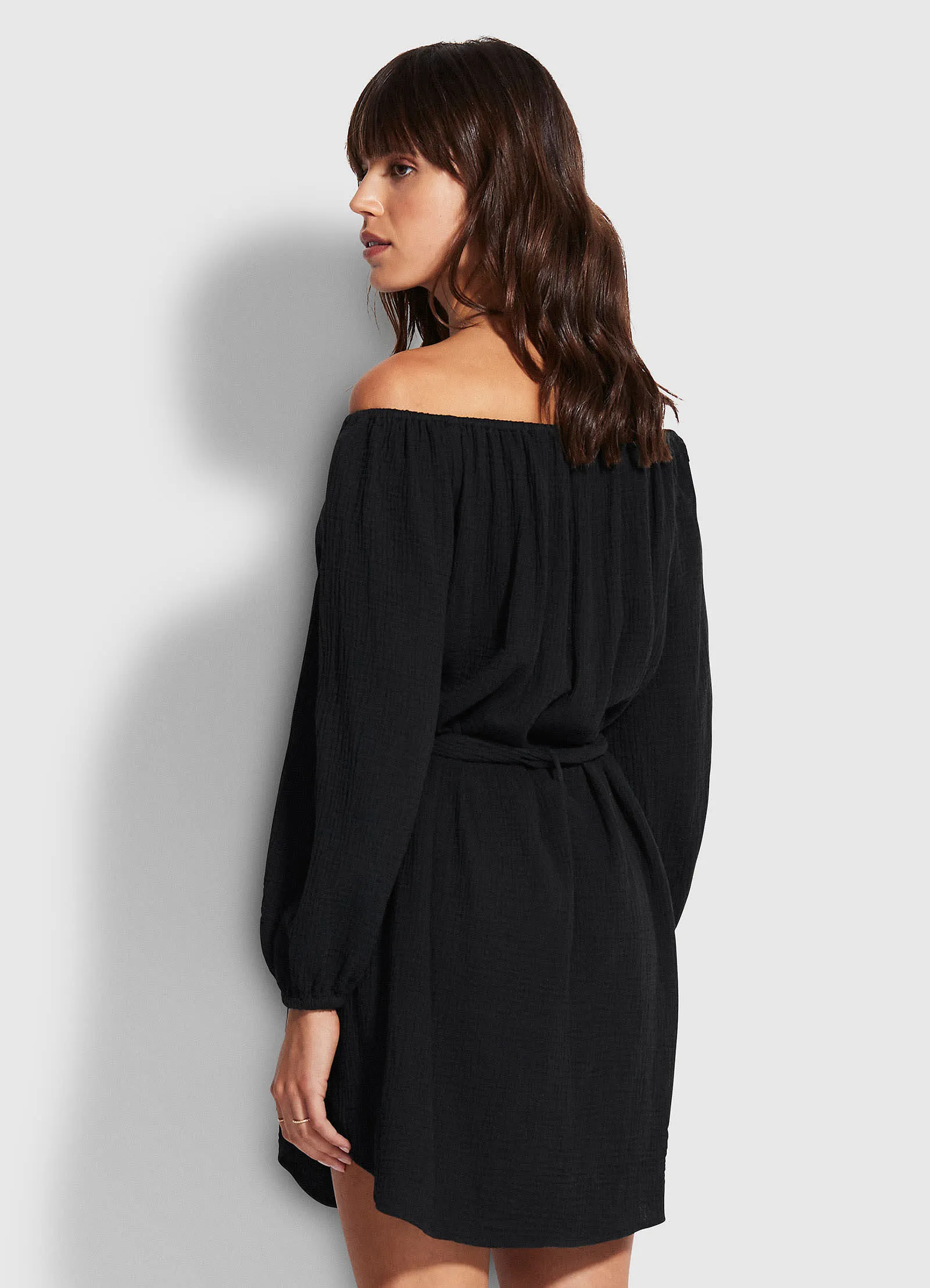 Double Cloth Summer Cover Up - Black sold by Seafolly product image thumbnail 3