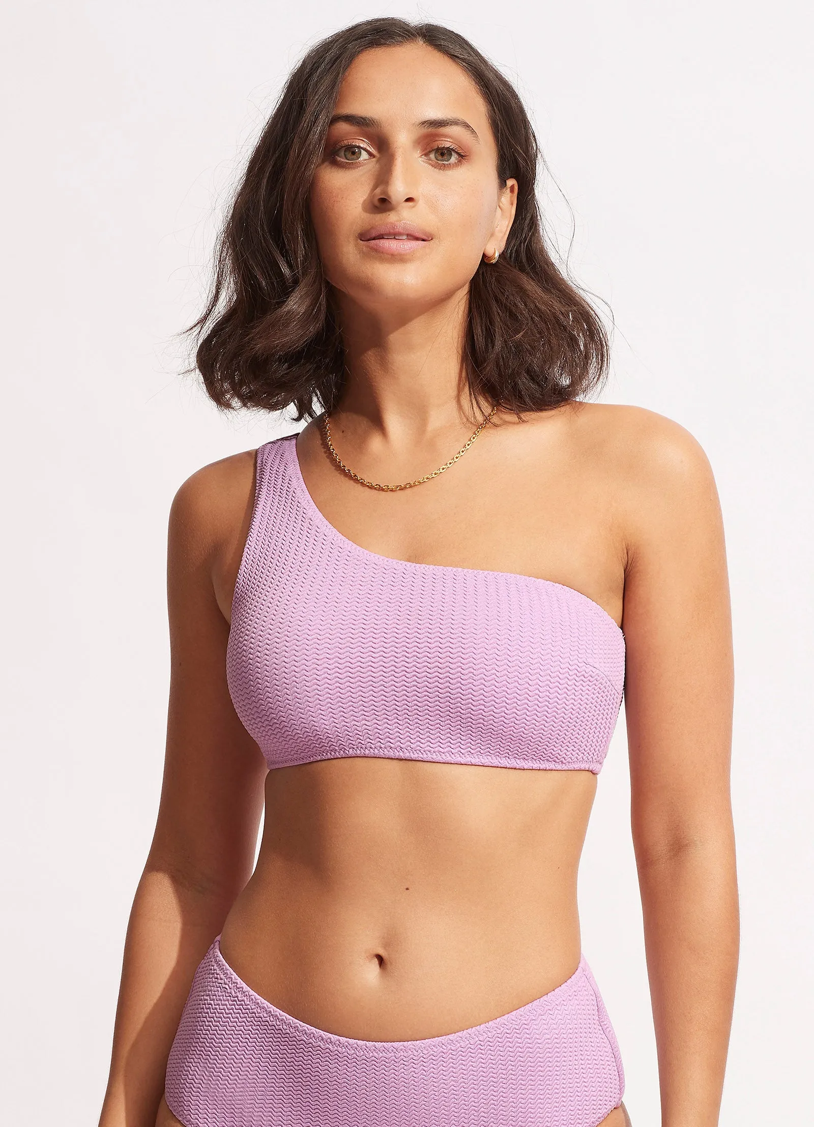 Sea Dive One Shoulder Top - Lilac sold by Seafolly product image thumbnail 2