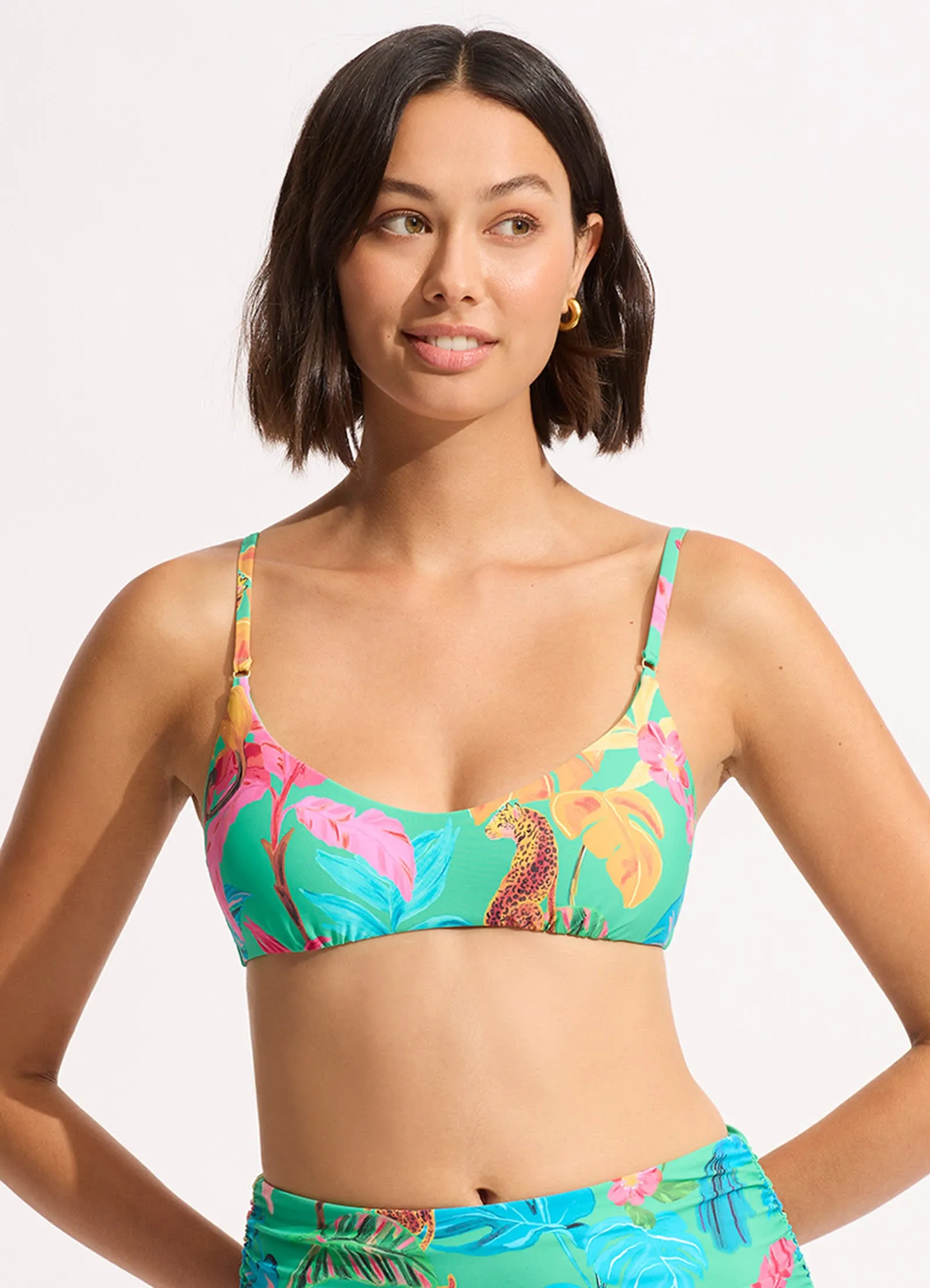 Tropica Bralette Bikini Top - Jade sold by Seafolly product image thumbnail 2