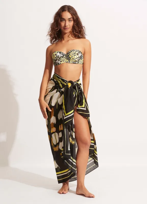 Take Flight Pareo - Wild Lime sold by Seafolly