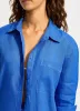 Corfu Contrast Stitch Shirt - Azure sold by Seafolly
