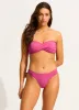 Seafolly Collective Twist Bandeau Bikini Top - Hot Pink sold by Seafolly