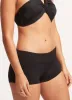 Seafolly Collective Roll Top Boyleg - Black sold by Seafolly