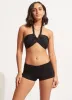 Seafolly Collective Roll Top Boyleg - Black sold by Seafolly