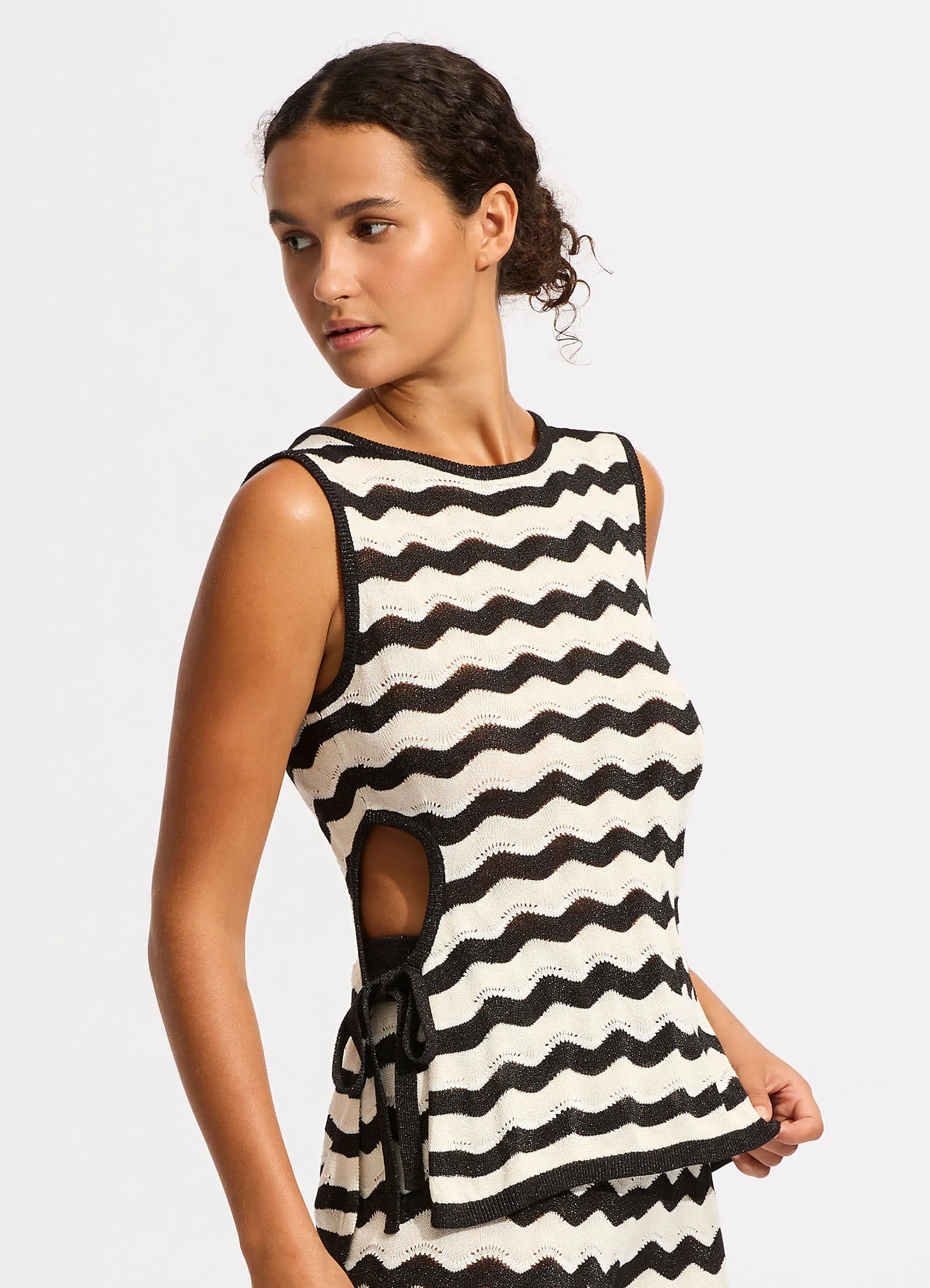 Cut Out Knit Top - Black sold by Seafolly product image thumbnail 2