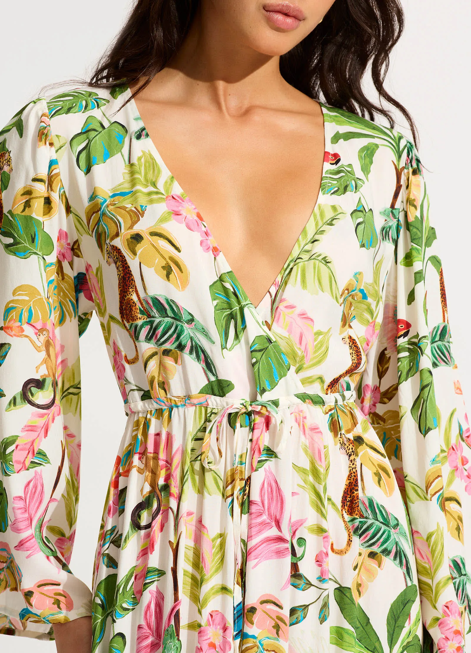 Tropica Maxi Dress - Ecru sold by Seafolly product image thumbnail 4