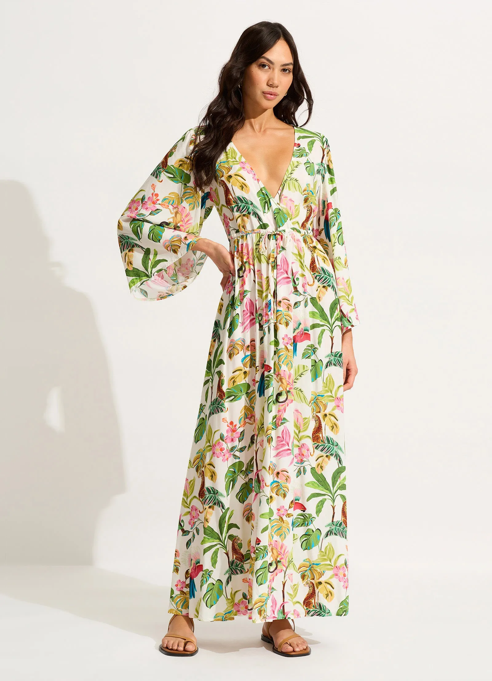 Tropica Maxi Dress - Ecru sold by Seafolly