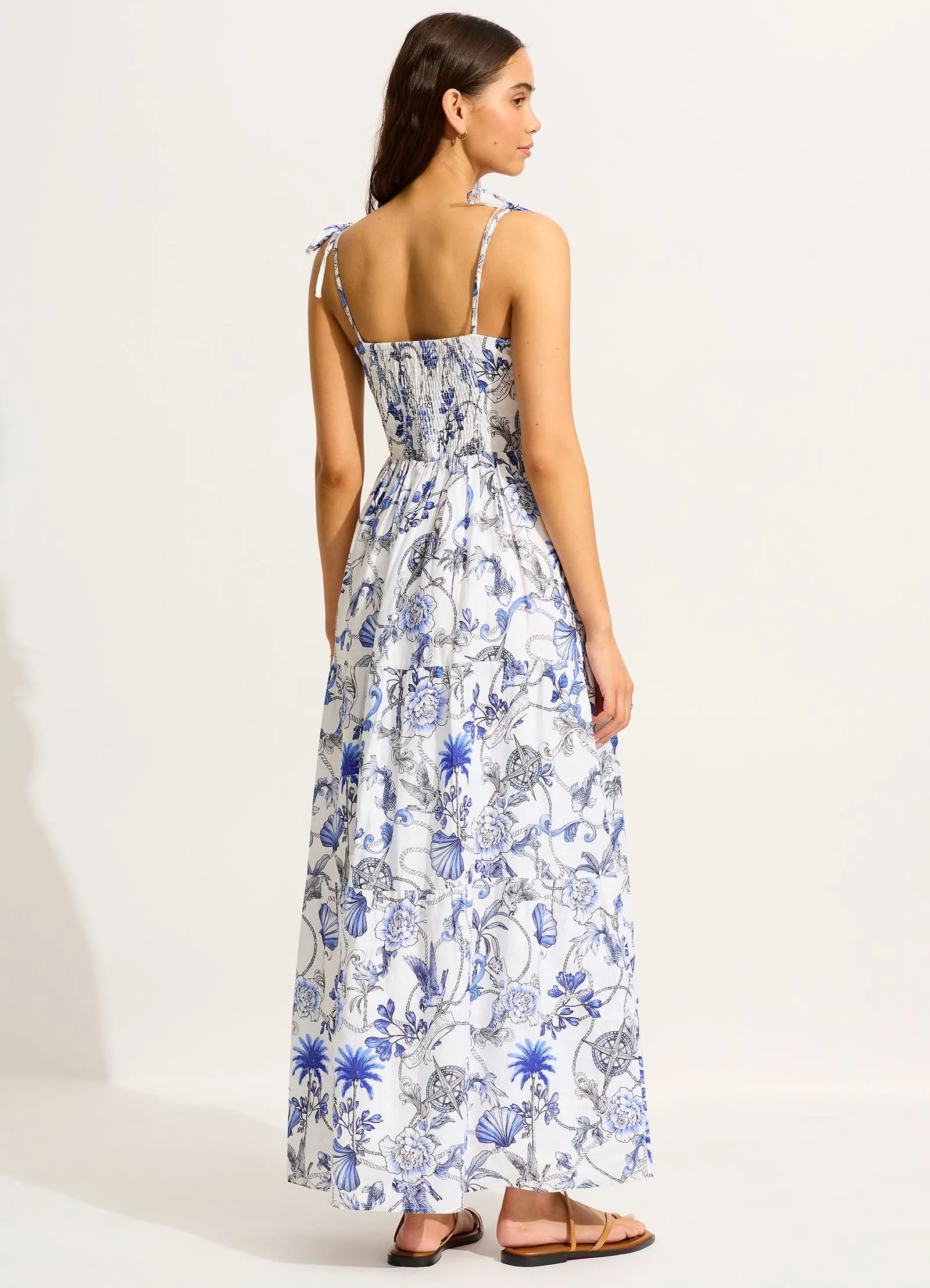 Tiered Maxi Dress - White sold by Seafolly product image thumbnail 3