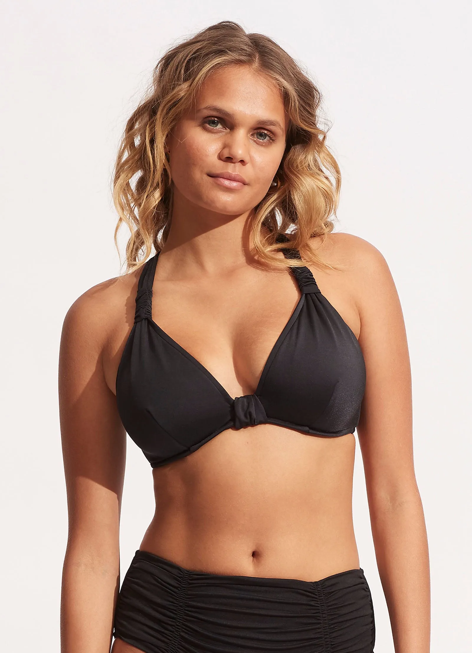Seafolly Collective F Cup Halter Bra - Black sold by Seafolly product image thumbnail 2