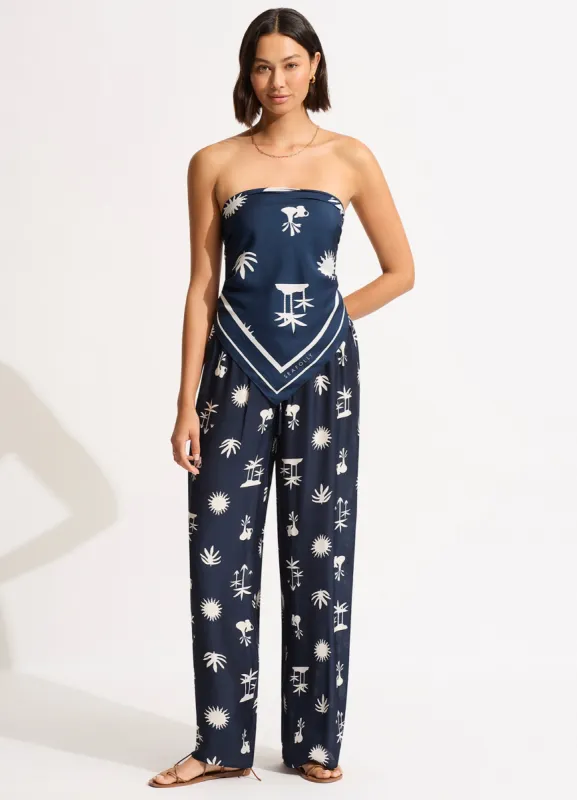 La Palma Scarf - True Navy sold by Seafolly