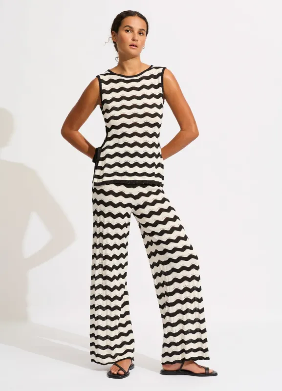 Relaxed Leg Knit Pant - Black sold by Seafolly