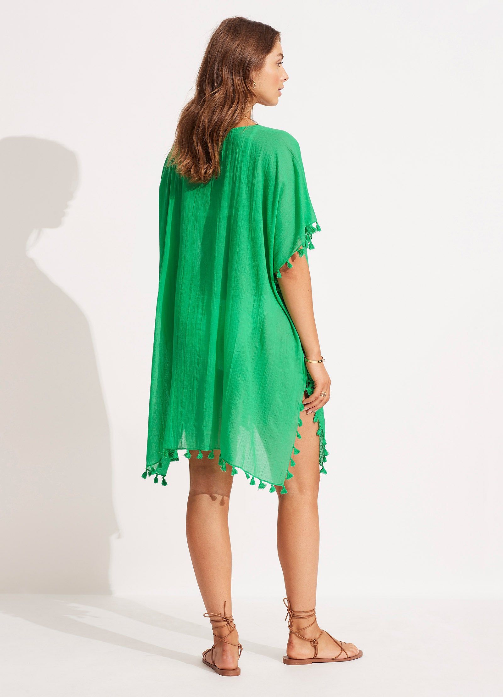 Amnesia Kaftan - Green sold by Seafolly product image thumbnail 4