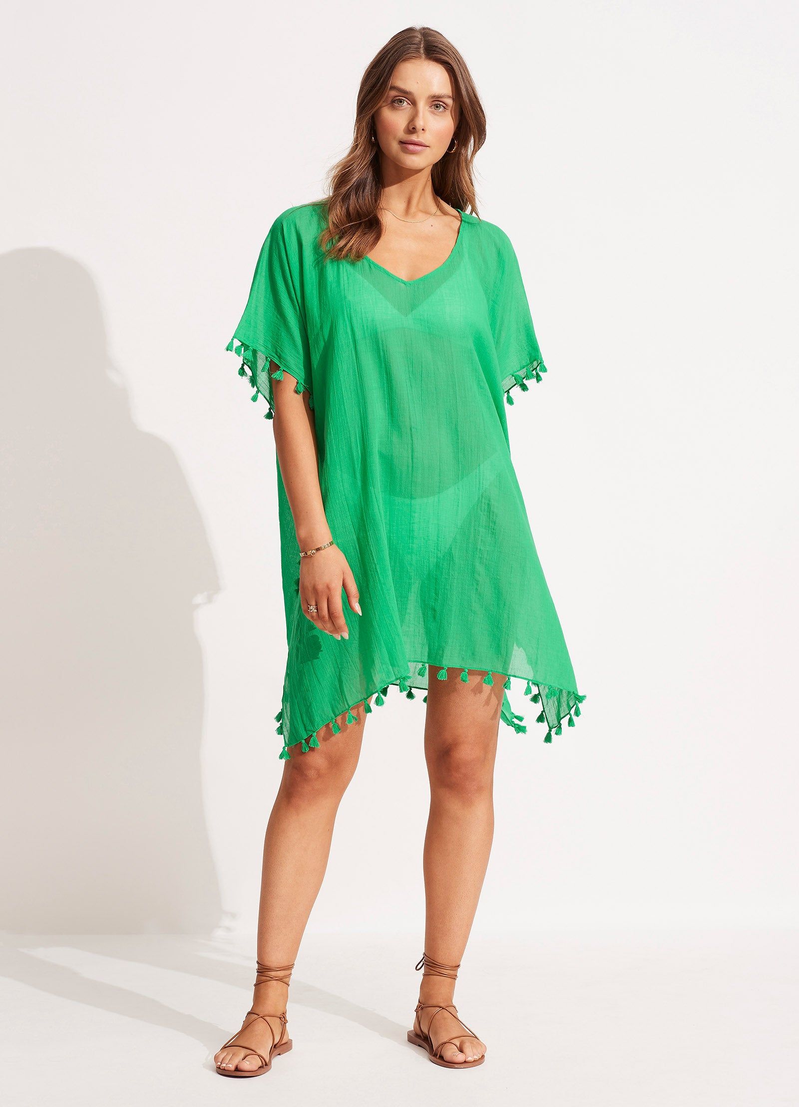 Amnesia Kaftan - Green sold by Seafolly product image thumbnail 2