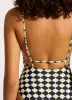 Kasbah V Neck One Piece - Black sold by Seafolly