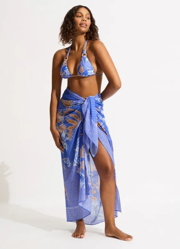 Eden Sarong - Azure sold by Seafolly