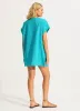 Birds of Paradise Towel Poncho - Atoll Blue sold by Seafolly