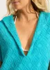 Birds of Paradise Towel Poncho - Atoll Blue sold by Seafolly