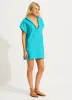 Birds of Paradise Towel Poncho - Atoll Blue sold by Seafolly
