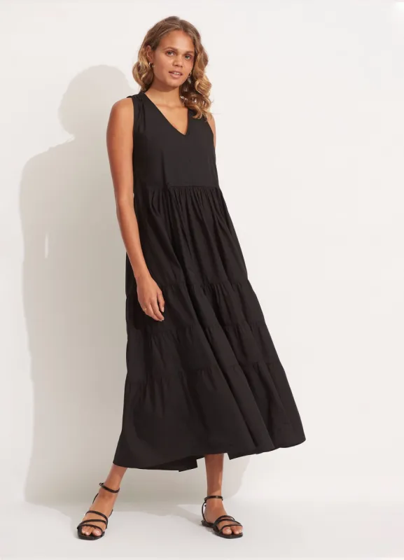 Cotton Poplin Maxi Dress  - Black sold by Seafolly