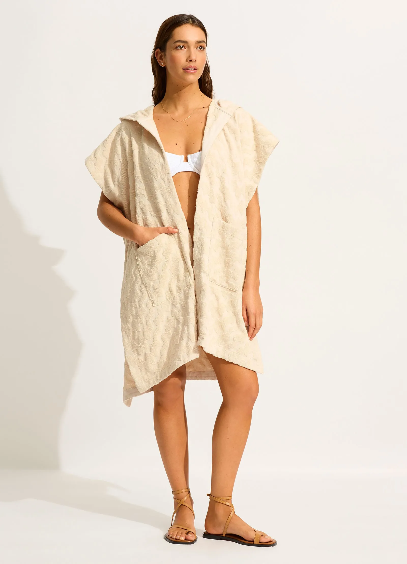 Spring Festival Towel Poncho - Sand sold by Seafolly