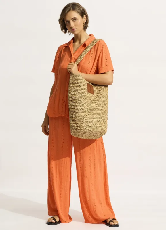 Spring Festival Tube Tote Bag - Natural sold by Seafolly