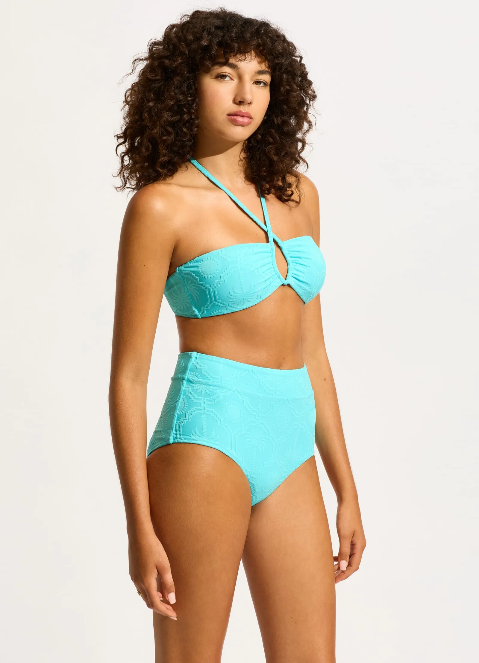 Oasis High Waisted Bikini Bottom - Atoll sold by Seafolly product image thumbnail 3
