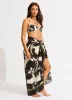 Birds Of Paradise Sarong - Black sold by Seafolly