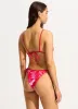 Ahoy Reversible Slide Triangle Bikini Top - Chilli Red sold by Seafolly