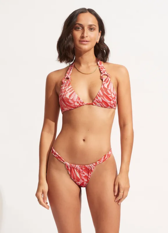 Poolside Rio Pant - Pink Chintz sold by Seafolly