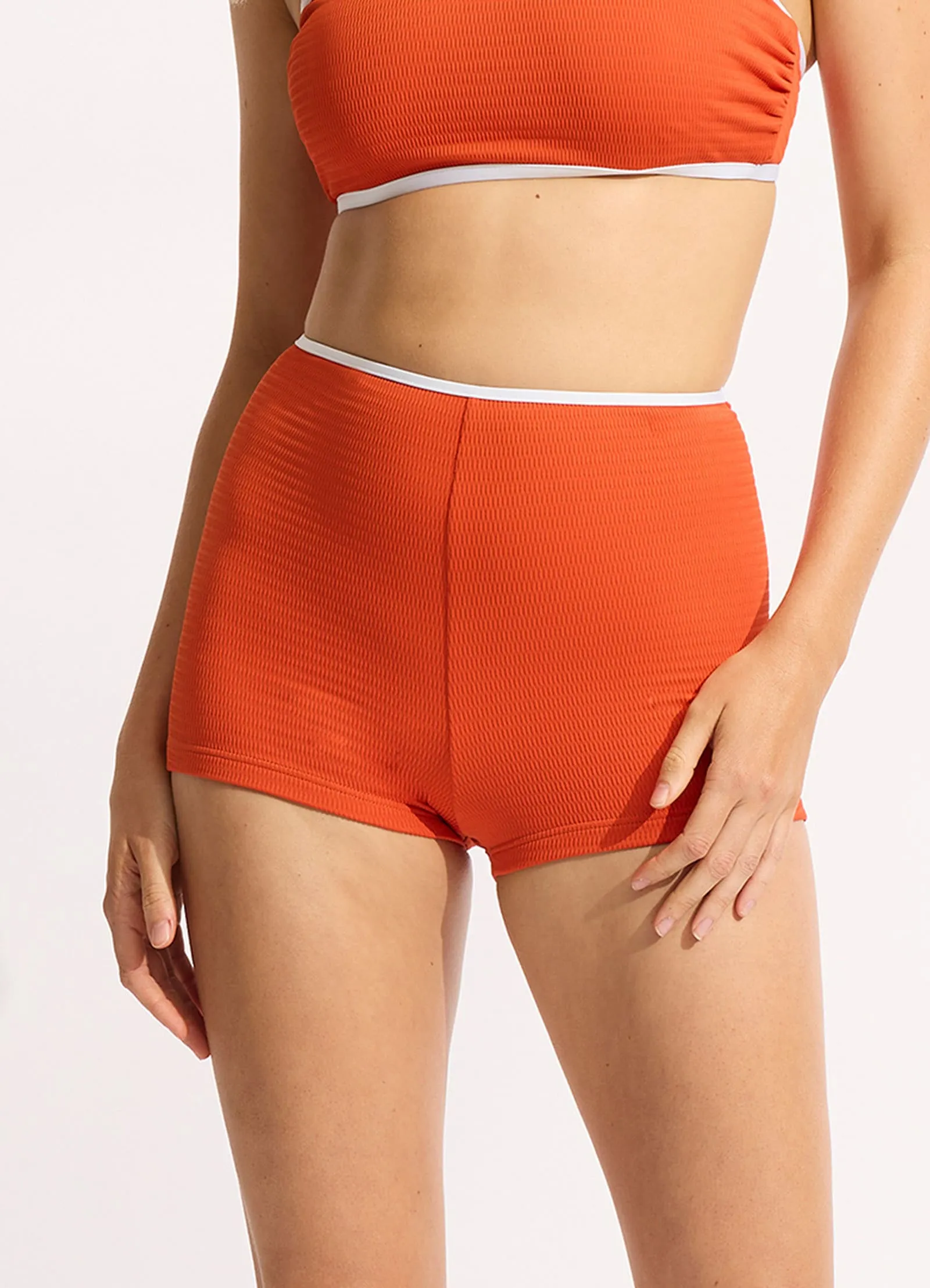 Beach Bound Boyleg Bikini Bottom - Tamarillo sold by Seafolly product image thumbnail 2