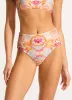 Spring Festival High Waisted Bikini Bottom - Nectar sold by Seafolly