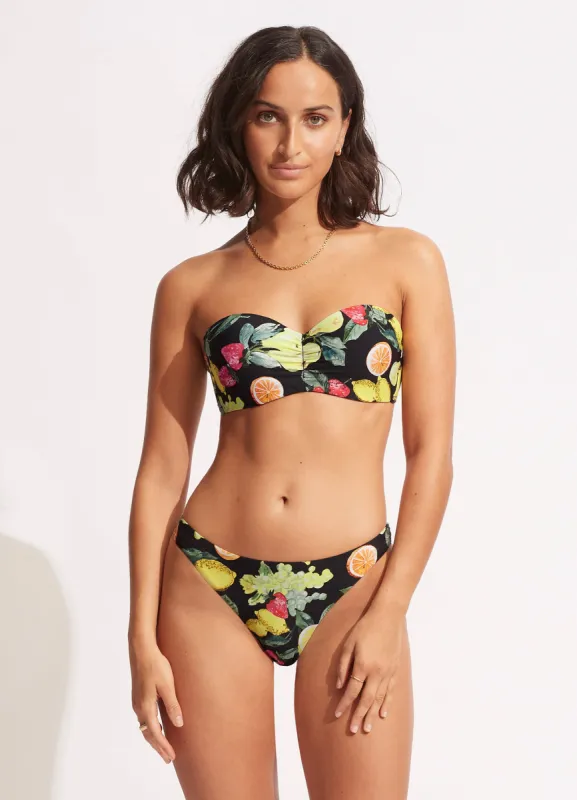 Lemoncello High Cut Rio - Black sold by Seafolly
