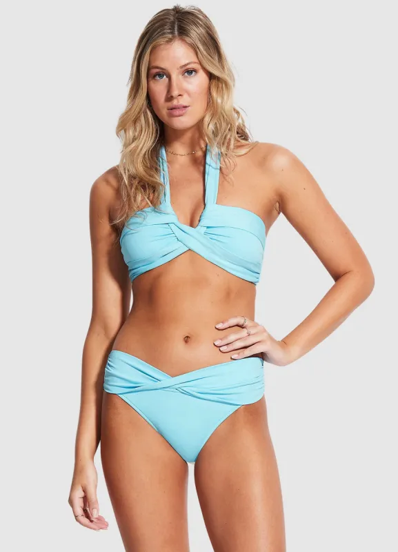 Seafolly Collective Halter Bandeau Bikini Top - Sky Blue sold by Seafolly