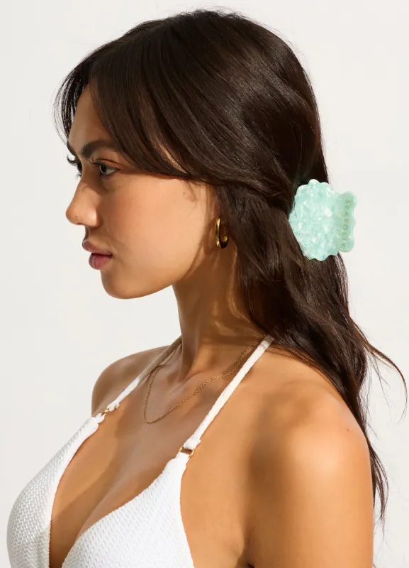 Hair Claw - Aruba Blue sold by Seafolly