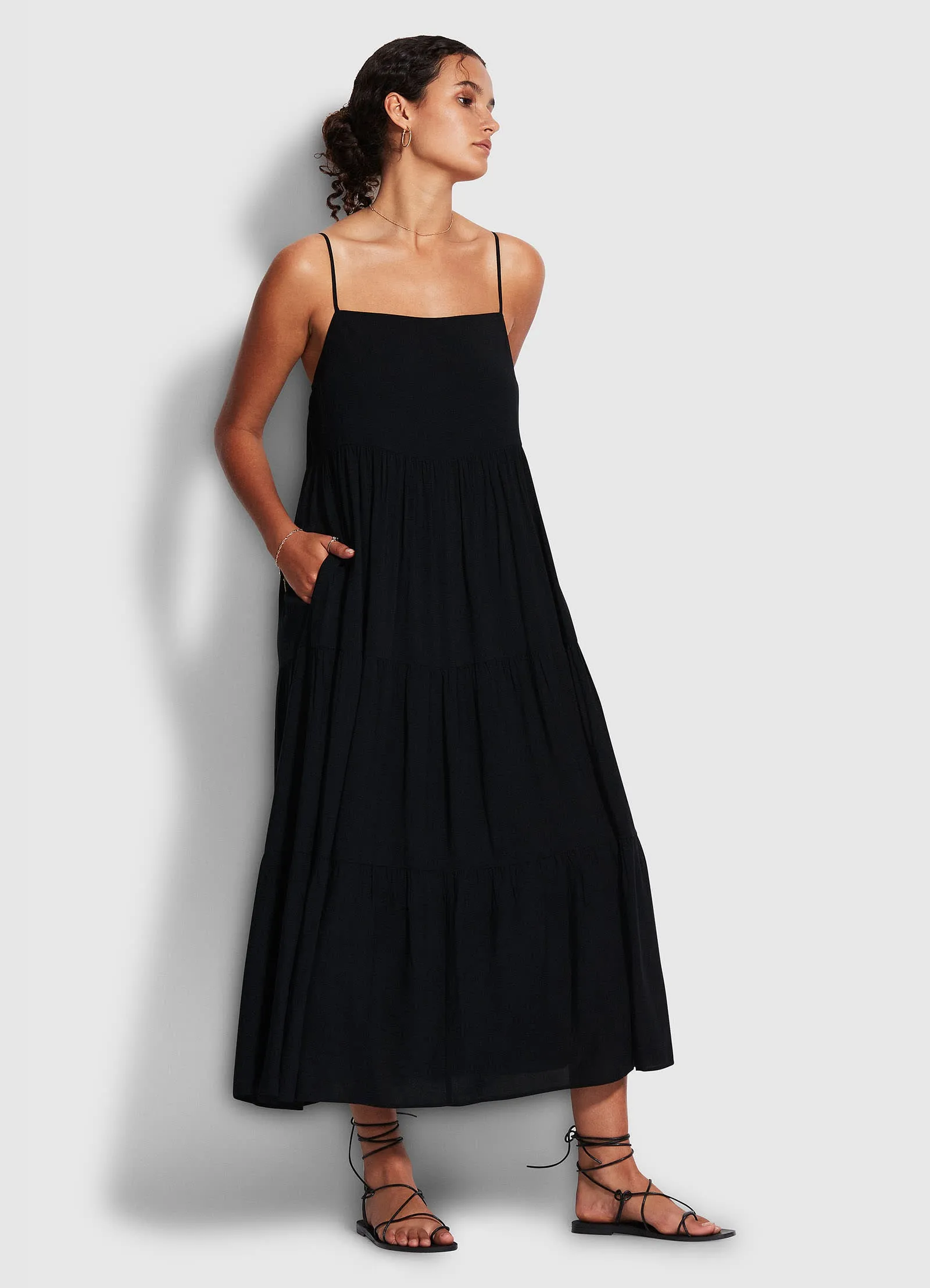 Weekend Tier Dress - Black sold by Seafolly product image thumbnail 3