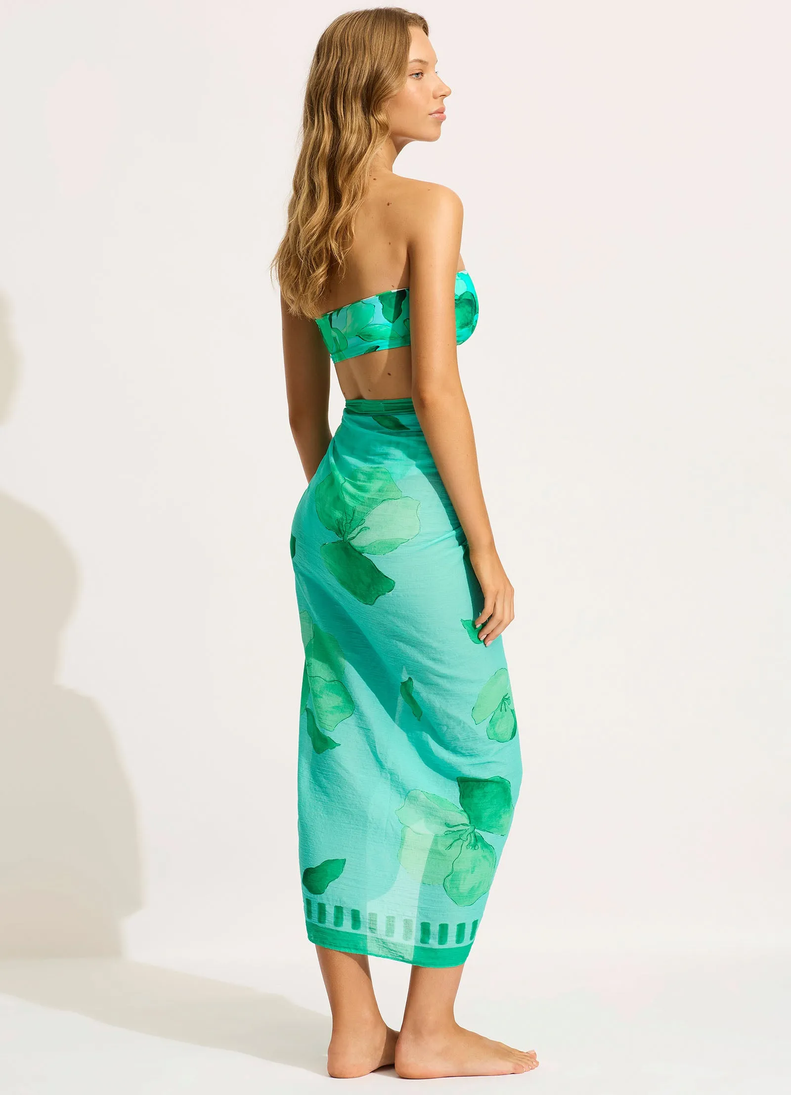 Secret Garden Sarong - Jade sold by Seafolly product image thumbnail 3