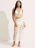 Secret Garden Maxi Wrap Maxi Skirt - White sold by Seafolly