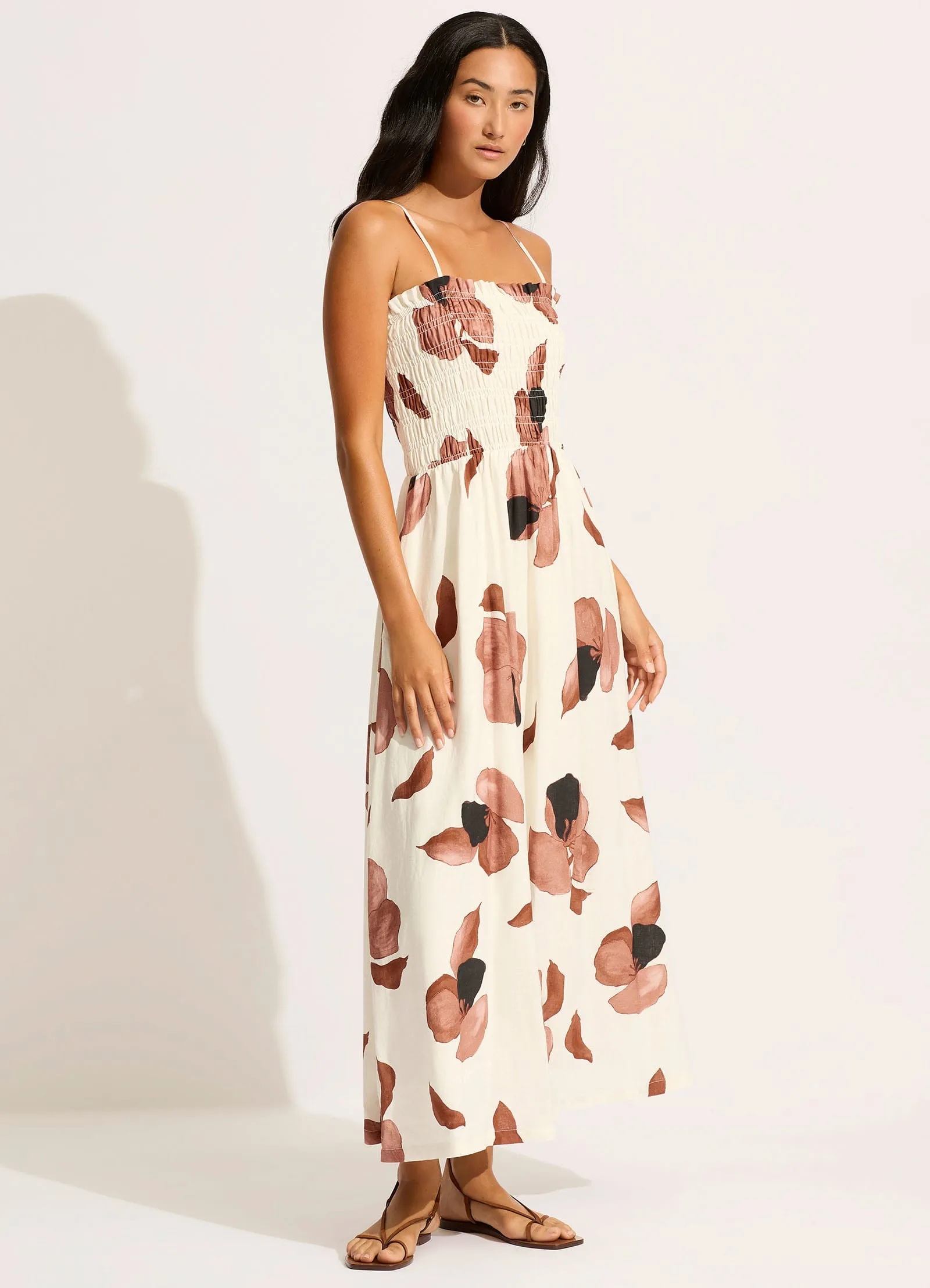 Secret Garden Shirred Maxi Dress - Black sold by Seafolly product image thumbnail 2