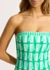 Secret Garden DD Bandeau One Piece - Jade sold by Seafolly