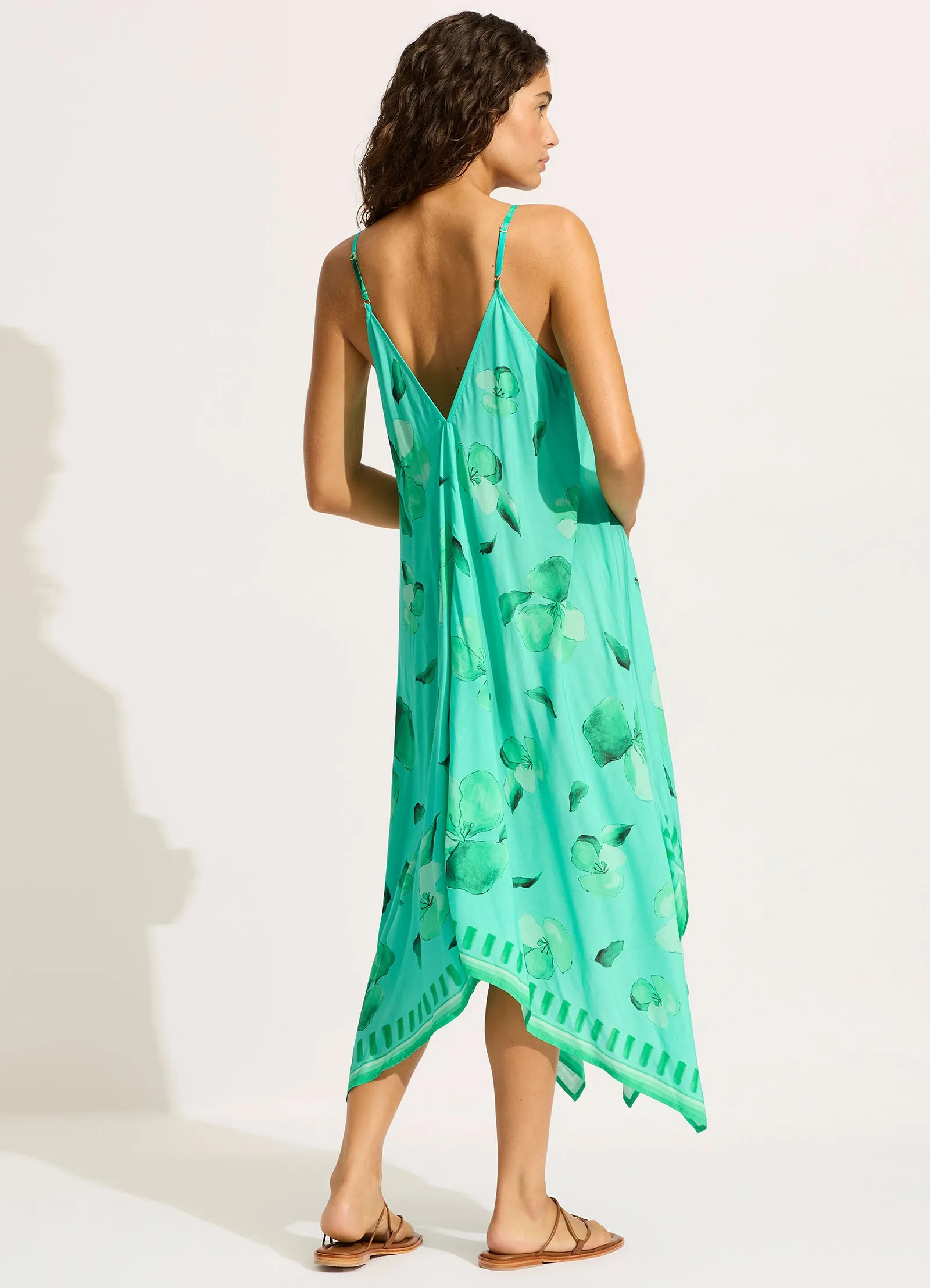 Secret Garden Scarf Midi Dress - Jade sold by Seafolly product image thumbnail 3