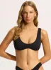Sea Dive Multi Fit Longline Bikini Top - Black sold by Seafolly